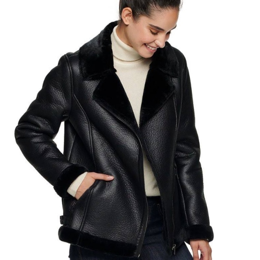 Faux Shearling Sherpa Coat